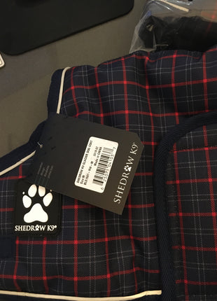 Shedrow K9 Glacier Navy Tartan M