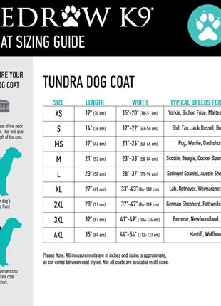 Shedrow K9 Tundra Coat Orange