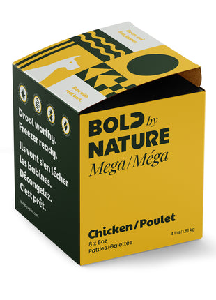 Bold By Nature MEGA Raw PATTIES